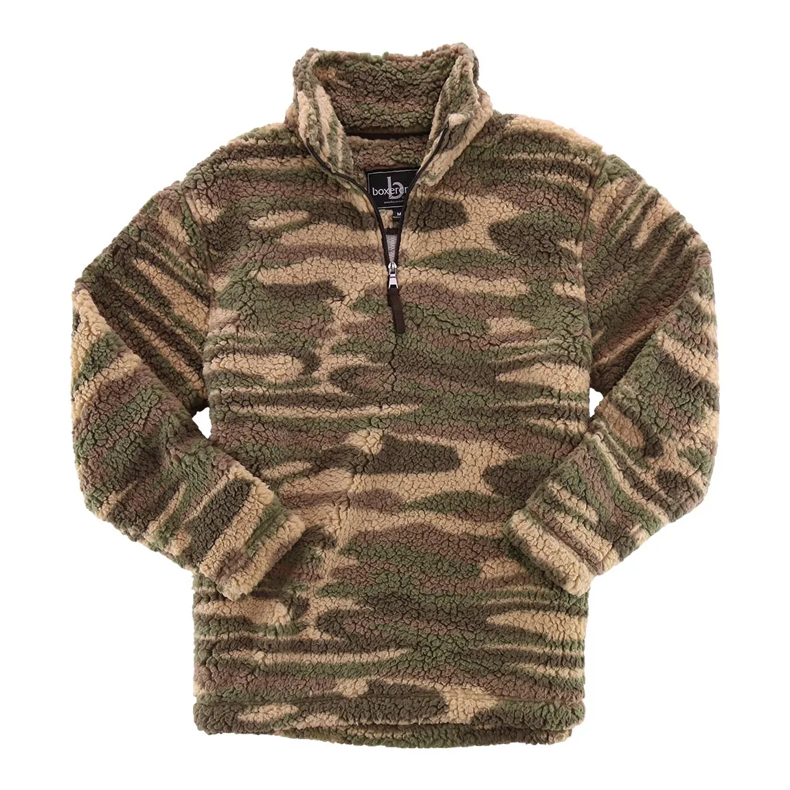 Adult Sherpa Quarter Zip Pullover