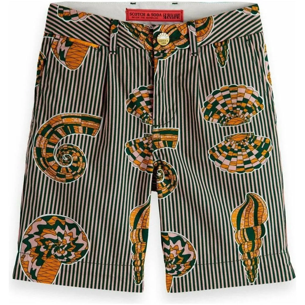 Allover Printed Chino Shorts - Multi