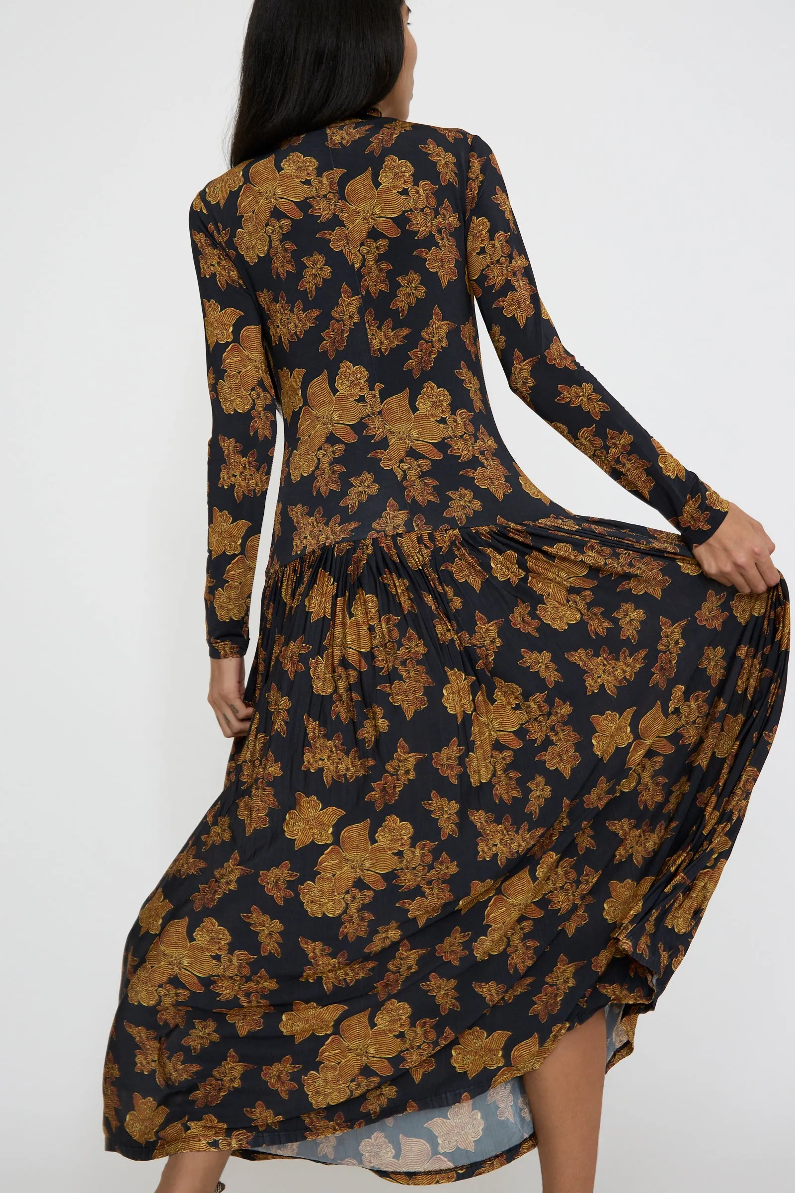 Amaya Dress in Onyx