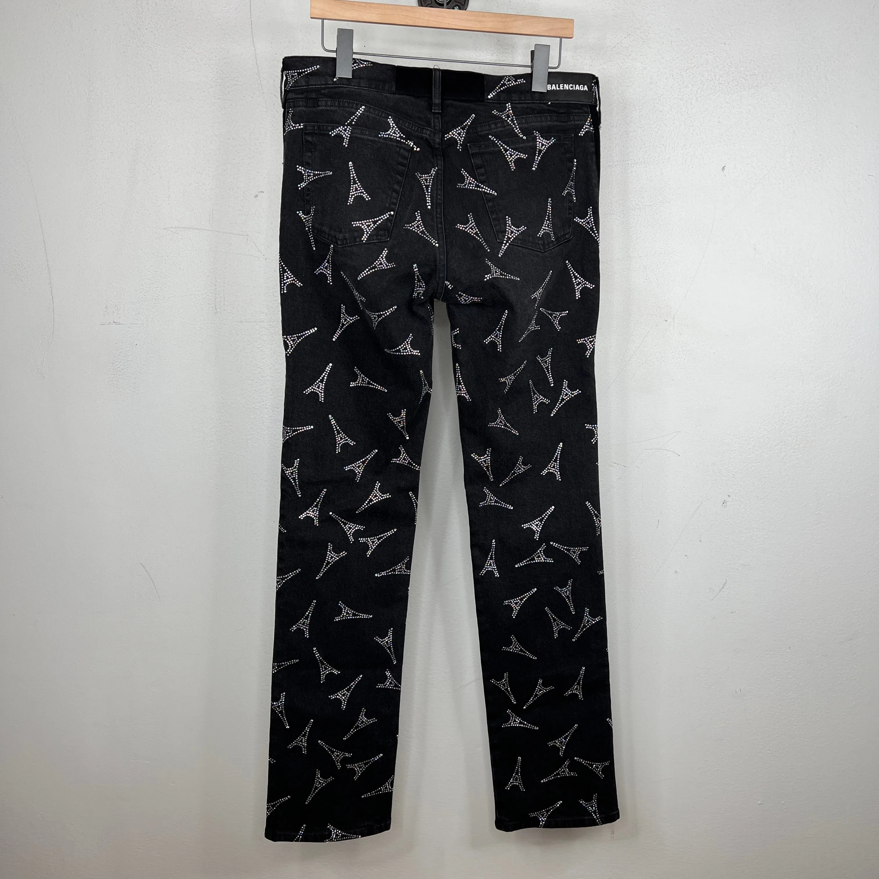 Balenciaga Eiffel Tower Denim Jeans