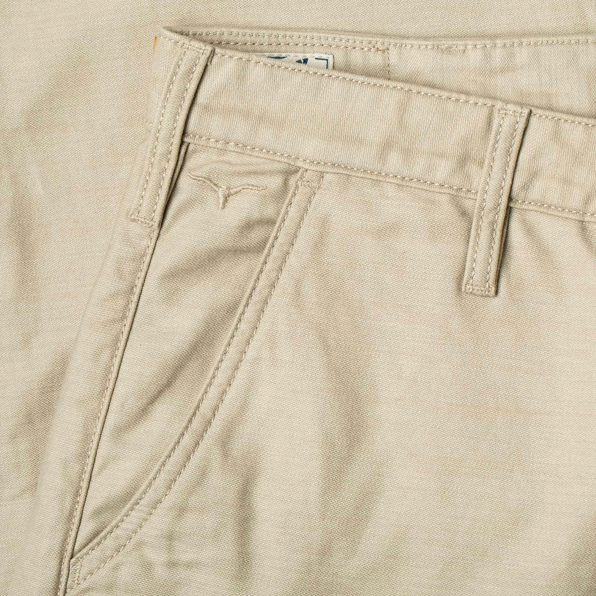 BC-03 STRAIGHT CHINO 10 oz. sand military twill (lot 2024)