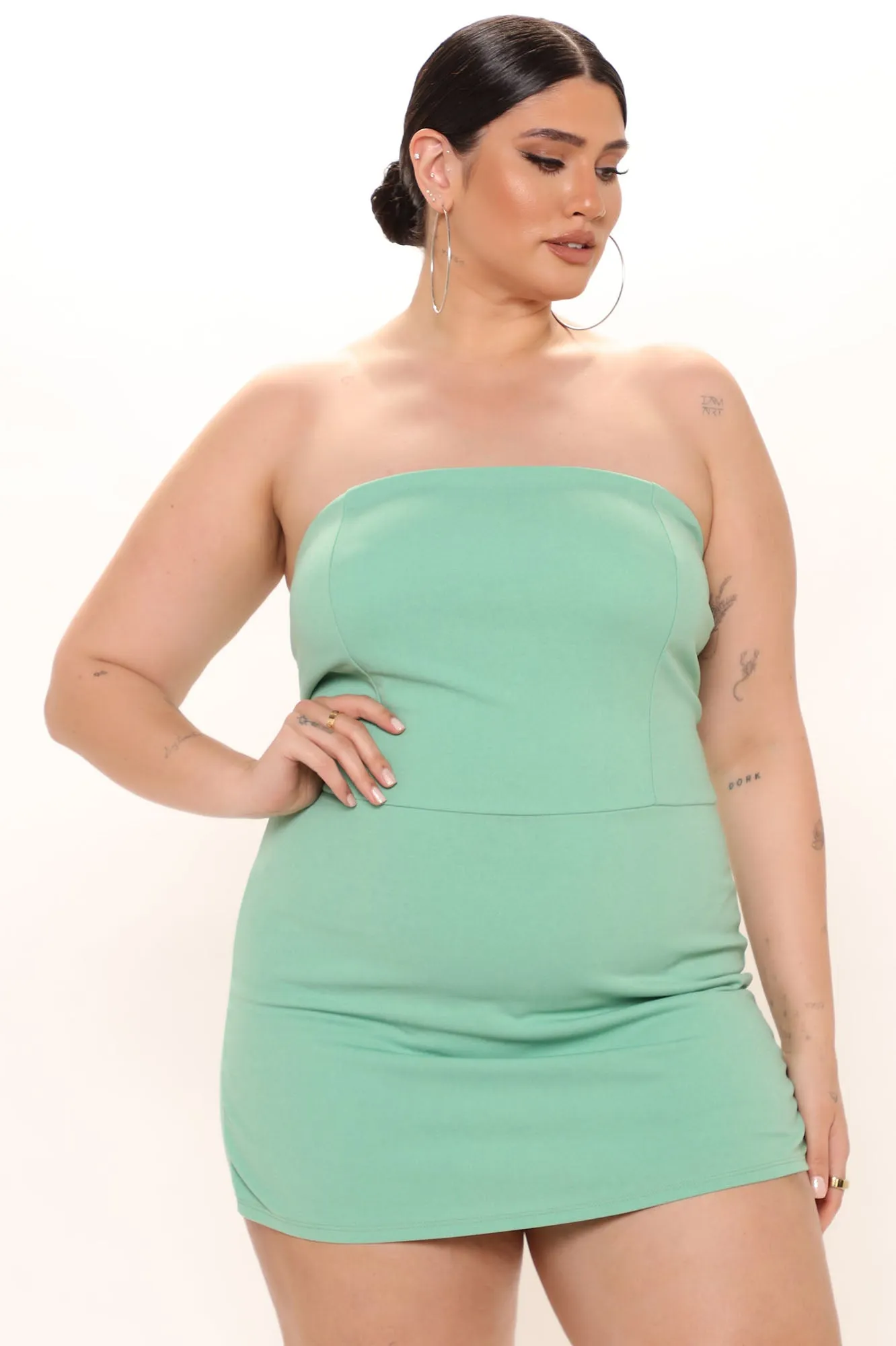 Bella Tube Romper - Sage