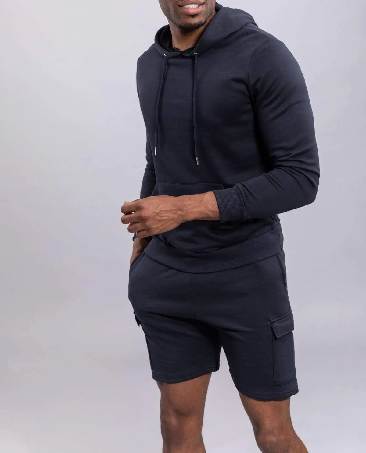 Black Label Navy Hoodie