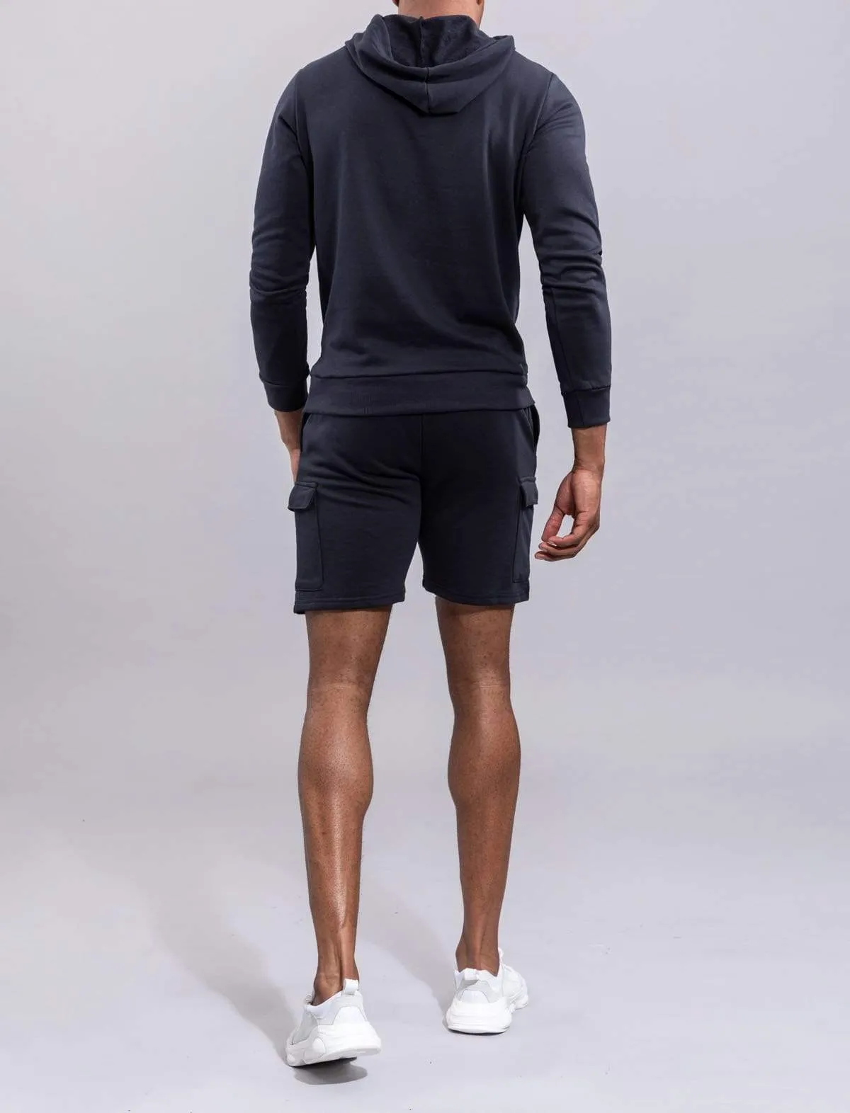 Black Label Navy Hoodie