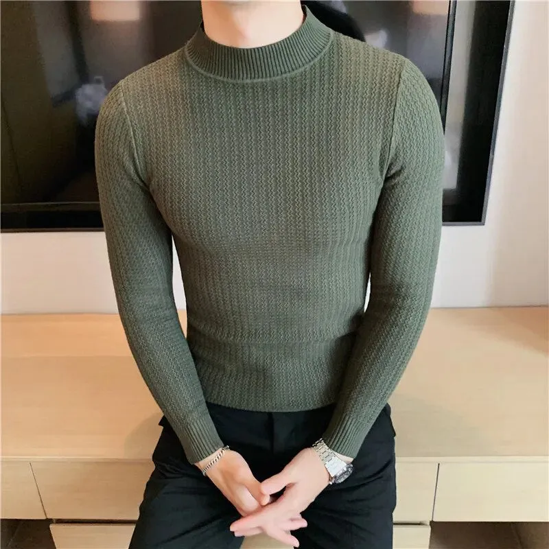 British Half Turtleneck Sweaters