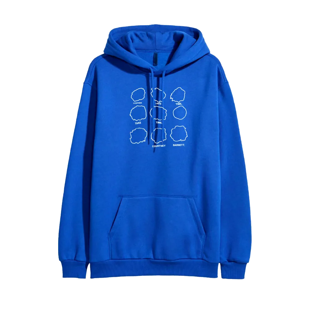 Courtney Barnett / 'Things Take Time, Take Time' Blue Hoodie