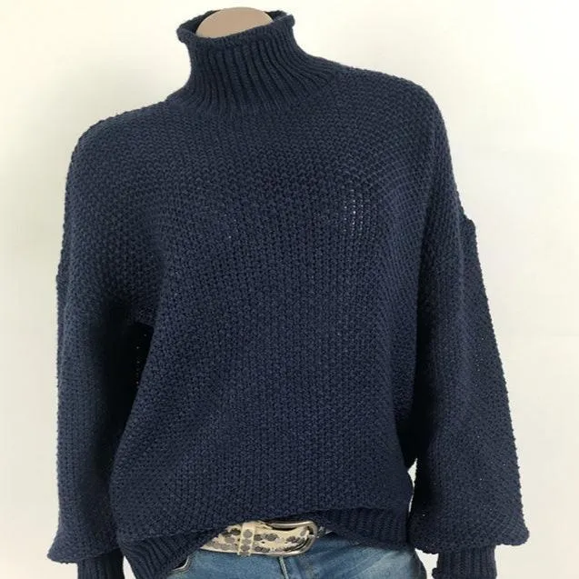 Cozy Oversized Turtleneck Knit Jumper