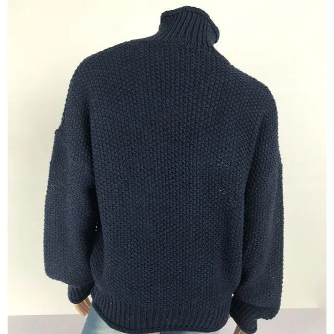 Cozy Oversized Turtleneck Knit Jumper