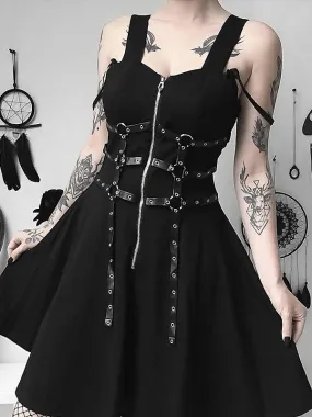 Dark Style Sexy Sling Dress
