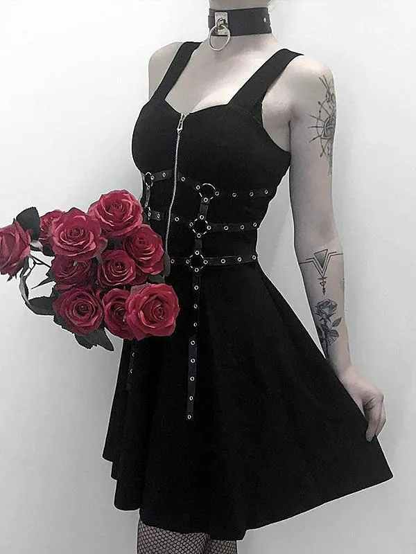Dark Style Sexy Sling Dress