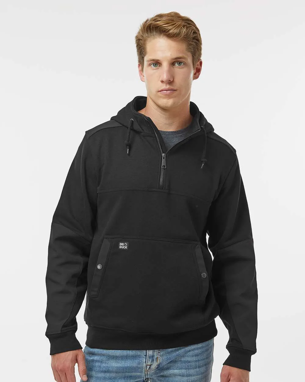 Dri Duck Mission Fleece Pullover Quarter Zip Sweatshirt