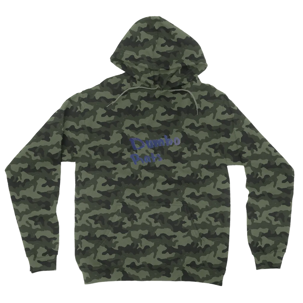 Dumbo Rats Camouflage Adult Hoodie