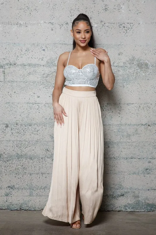 Emily Full Pleated Dressy Pants