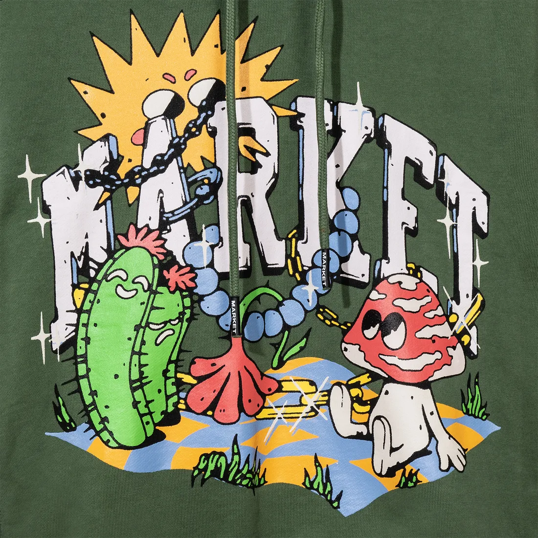 Fantasy Farm Pullover Hoodie Fern