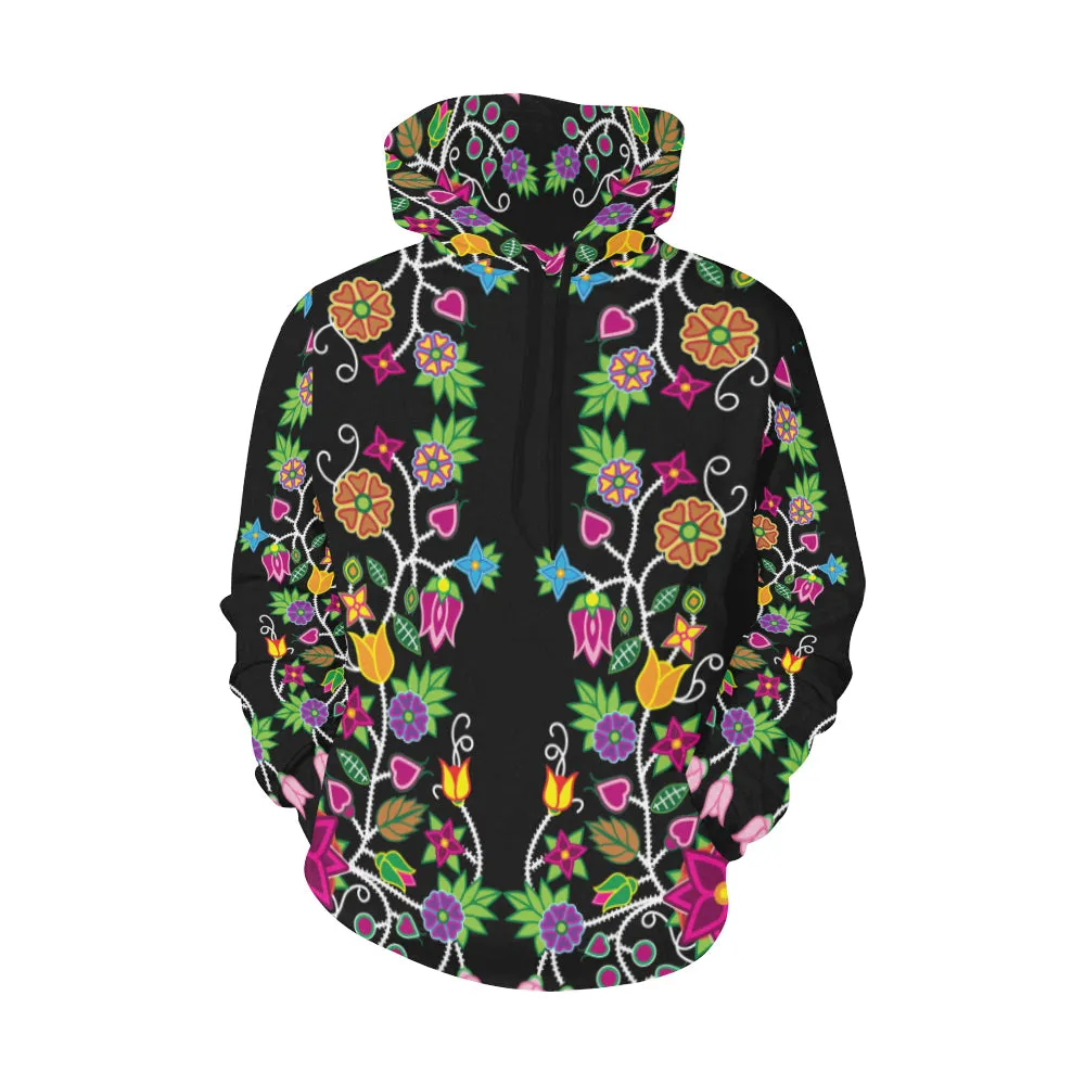 Floral Beadwork Hoodie for Women (USA Size)
