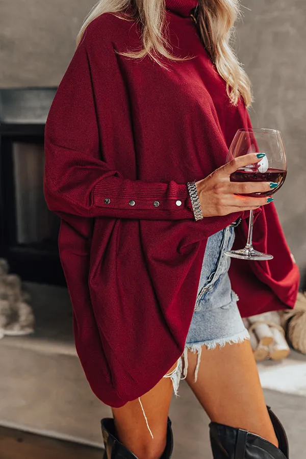 For The Record Shift Tunic In Wine