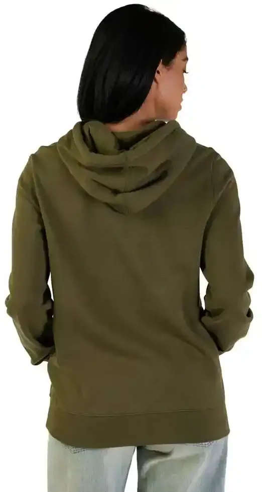 Fox Head Fleece Pullover Womens Hoodie