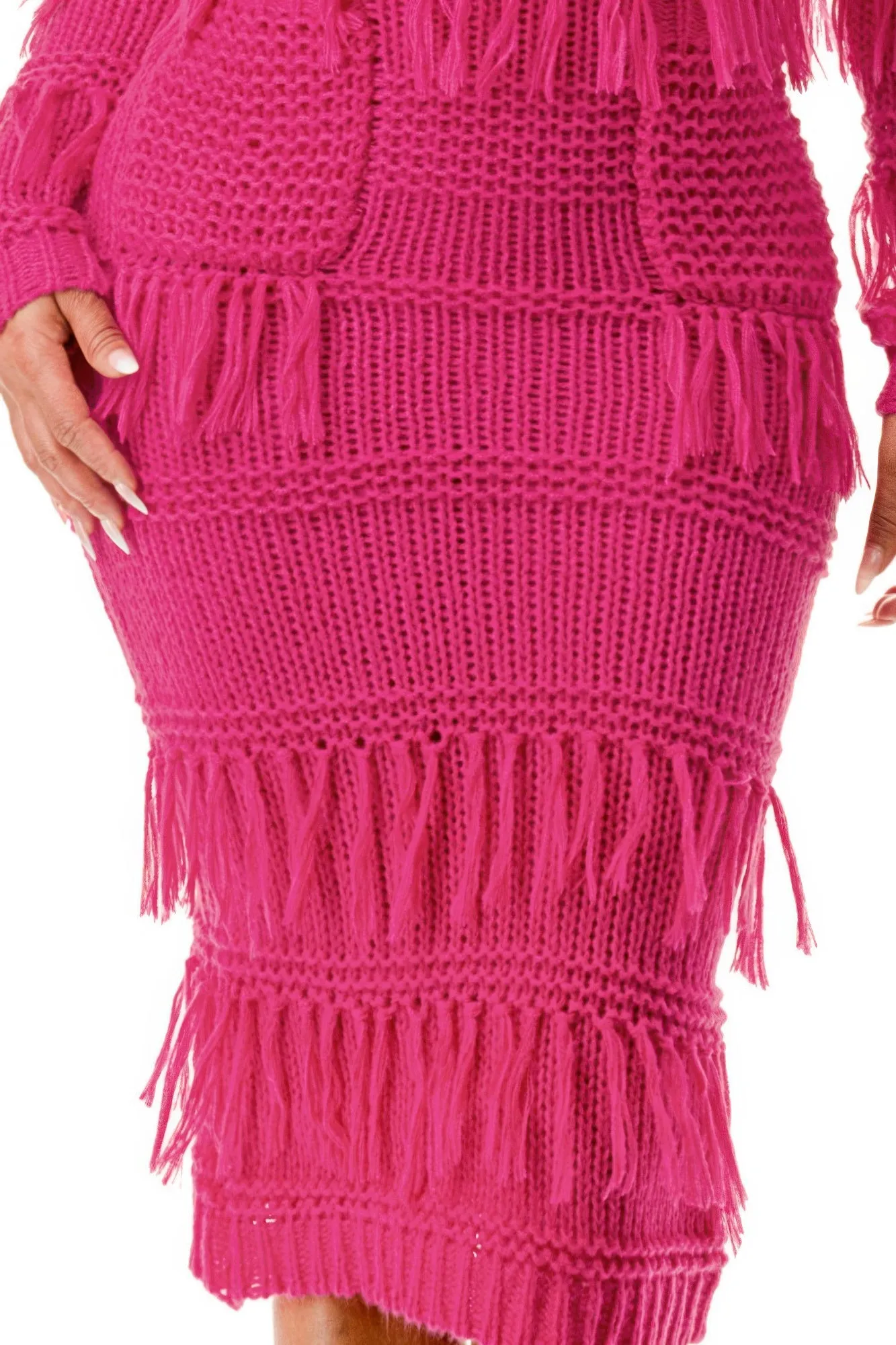 Fringe Luxe Knit Dress
