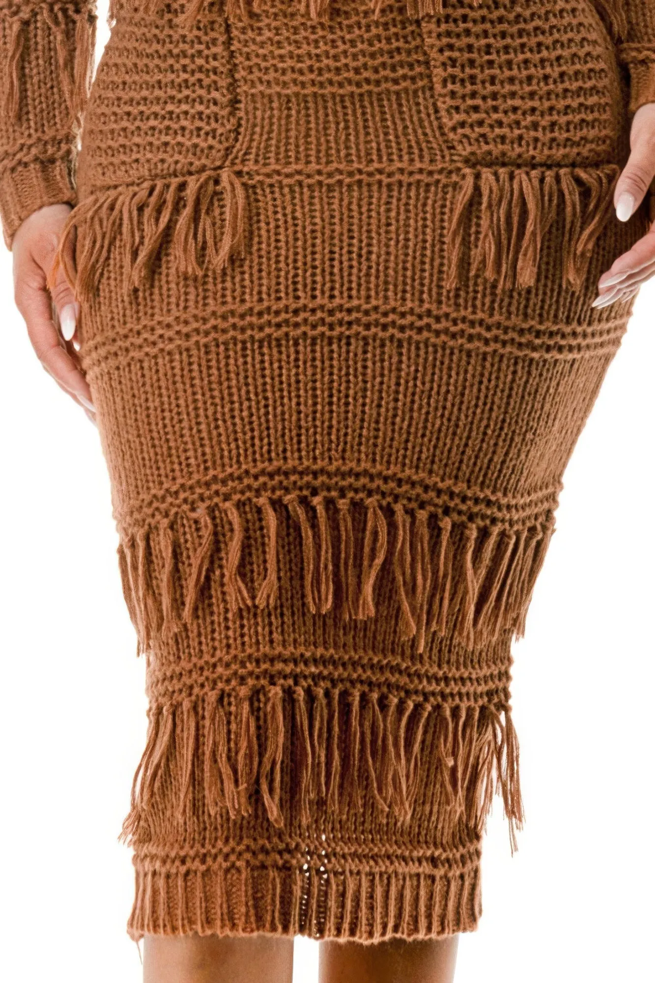 Fringe Luxe Knit Dress