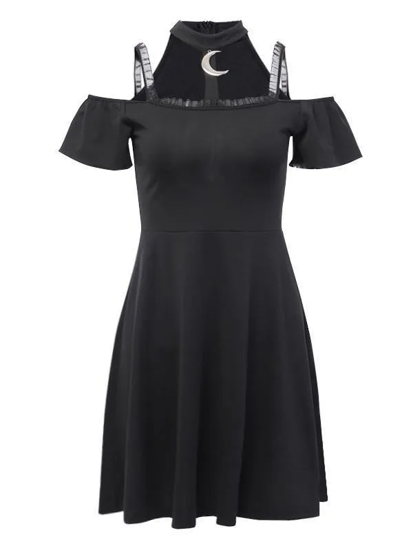 Halloween Steampunk Lace Swing Dress
