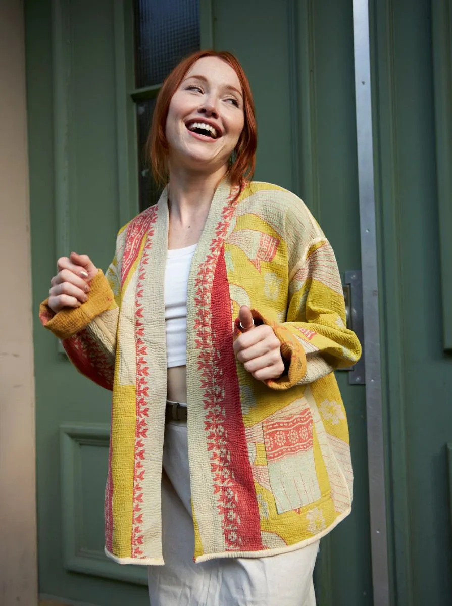 kantha vintage kimono kamali