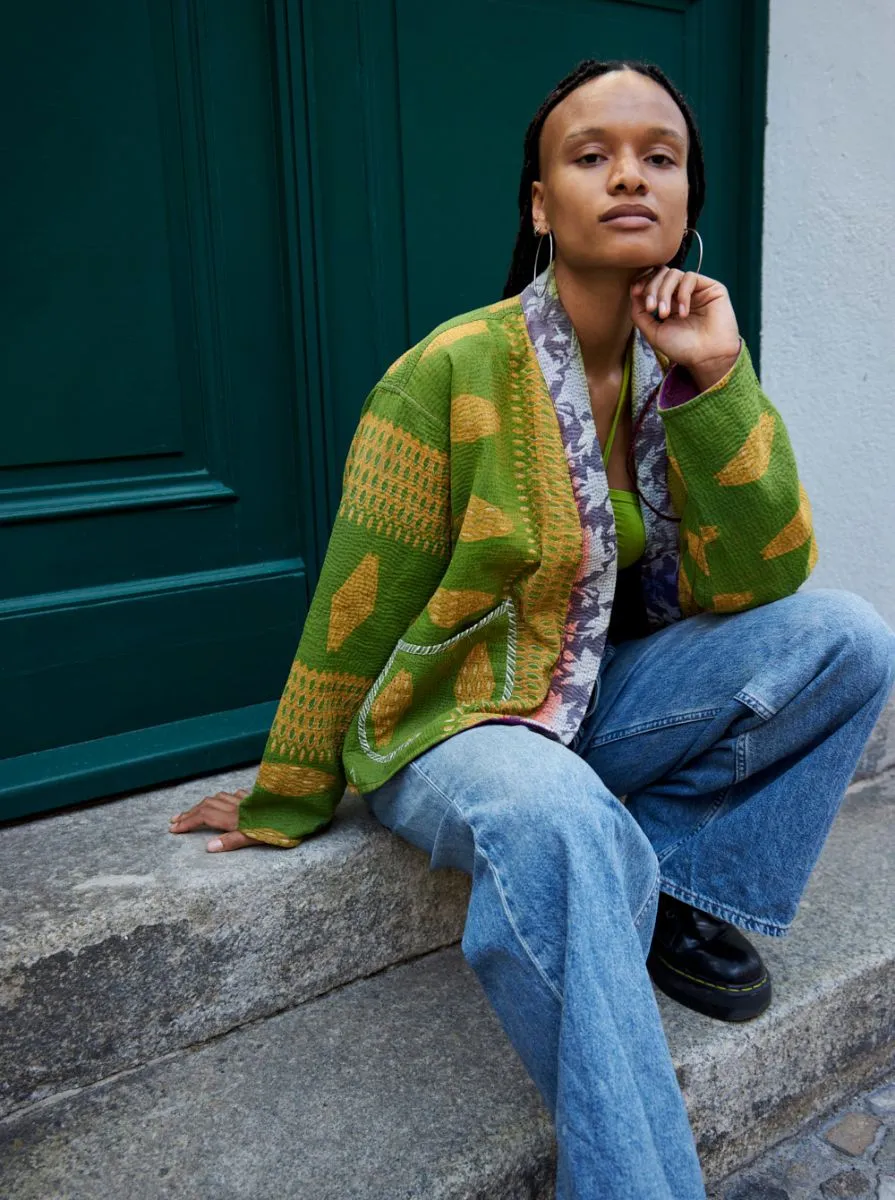 kantha vintage kimono kamali