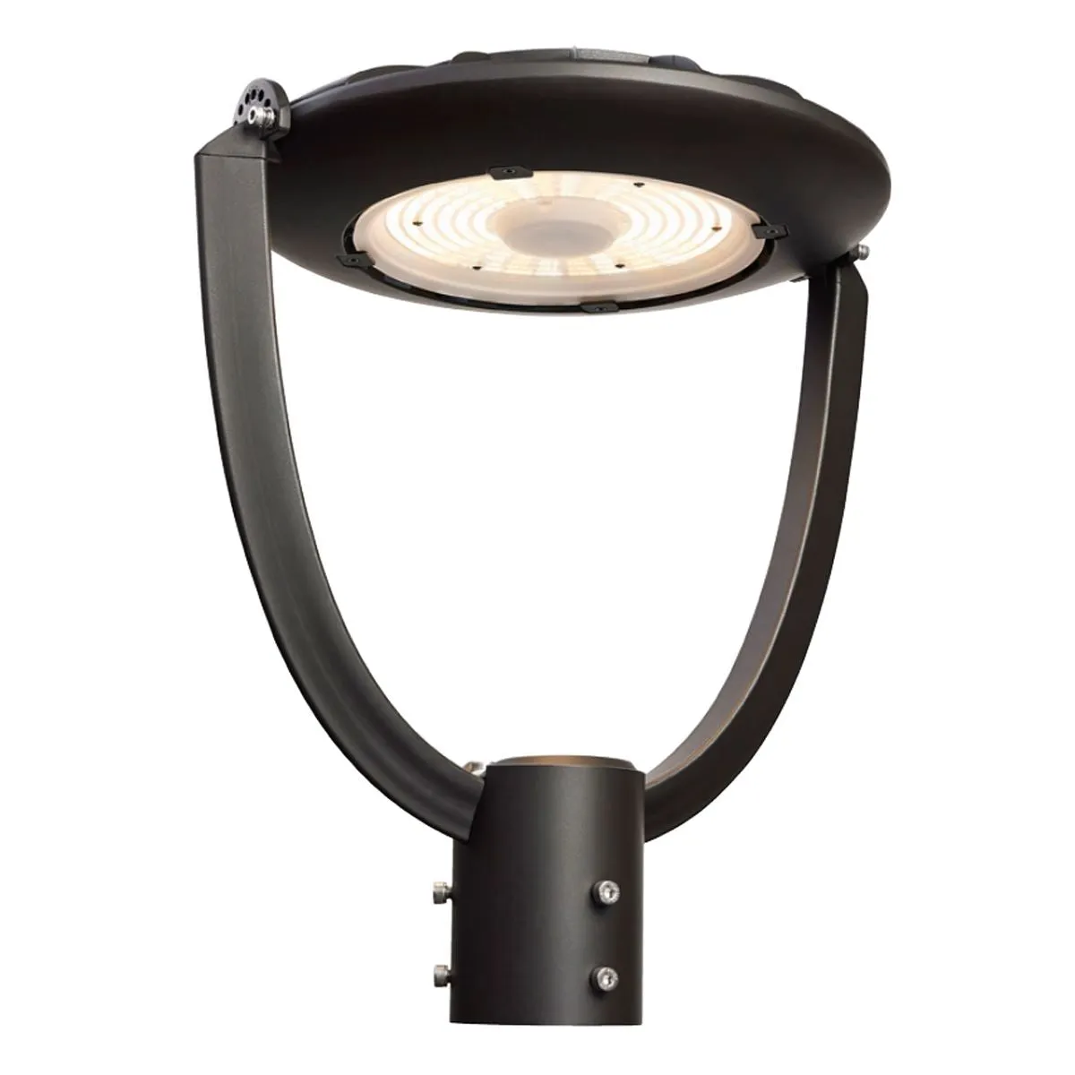 LED Post Top Area Light, 55 Watts, 7500 Lumens, Selectable CCT 30K/40K/50K, 120-347V
