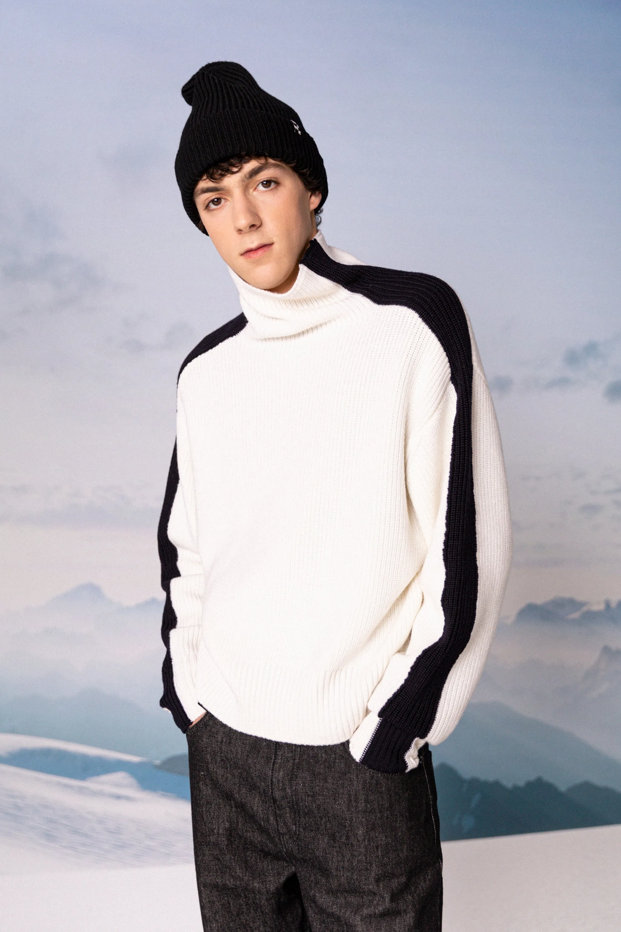 LEXY Off White - Turtleneck Jumper
