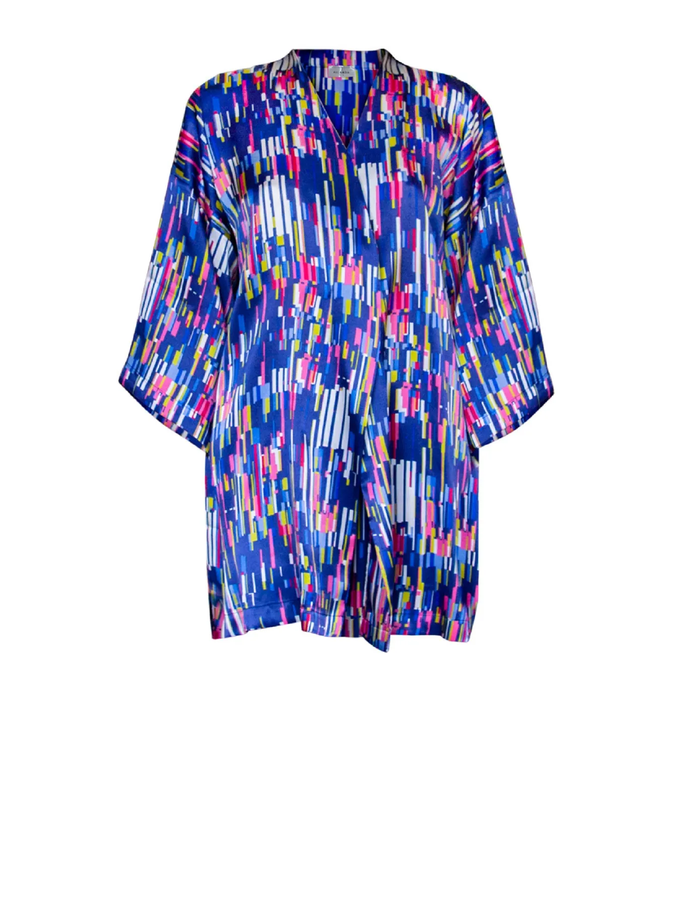 Lorette Silk Kimono Jacket, Multicolour