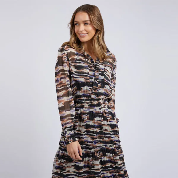 Mala Abstract Dress - Print