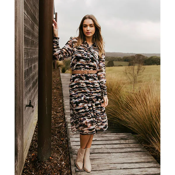 Mala Abstract Dress - Print