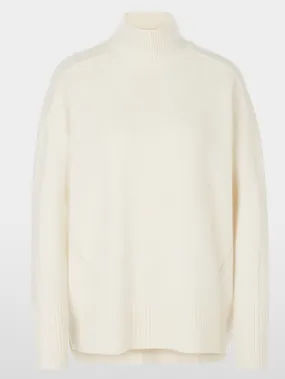 Marc Cain Sports Rethink Together Turtleneck Jumper In Off White XS 41.51 M63 Col 110