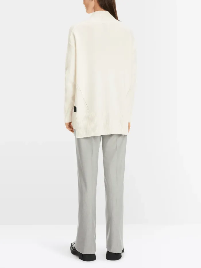 Marc Cain Sports Rethink Together Turtleneck Jumper In Off White XS 41.51 M63 Col 110