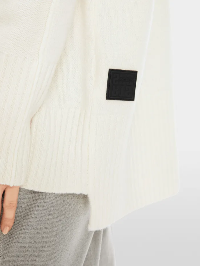 Marc Cain Sports Rethink Together Turtleneck Jumper In Off White XS 41.51 M63 Col 110