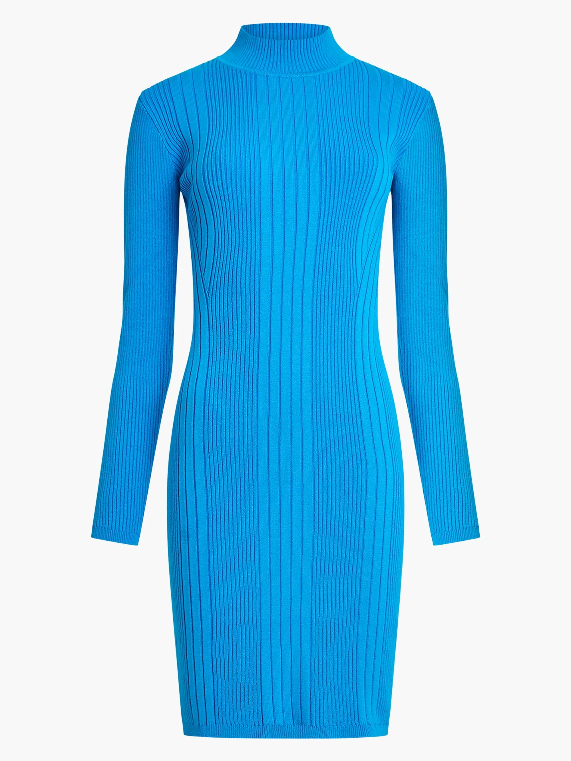 Mari Knit Roll Neck Mini Dress