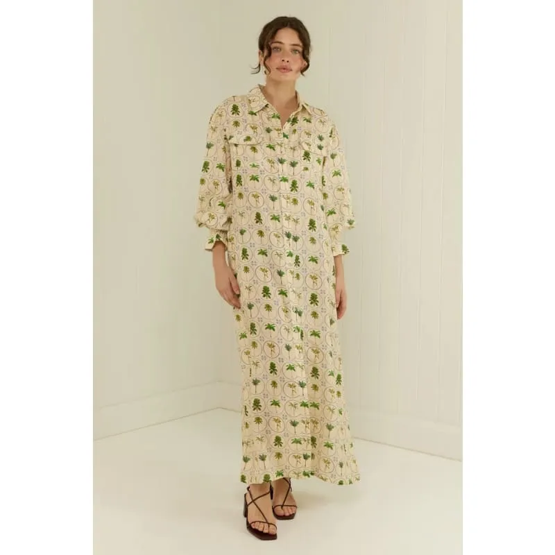 Marigold Dress | Tropical Palms