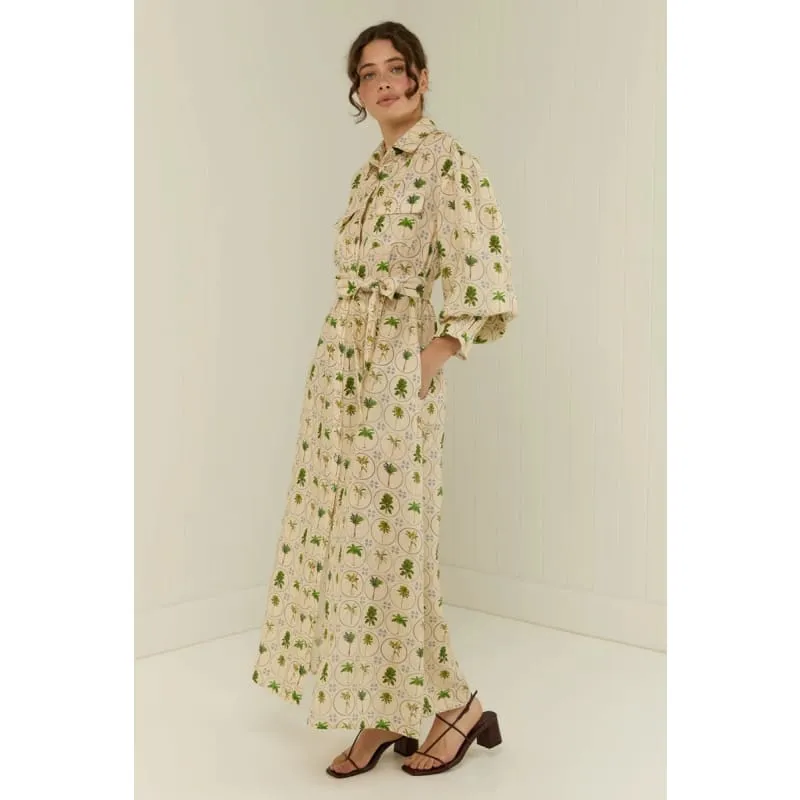Marigold Dress | Tropical Palms