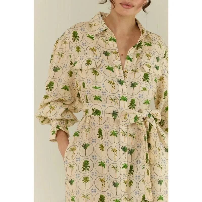 Marigold Dress | Tropical Palms