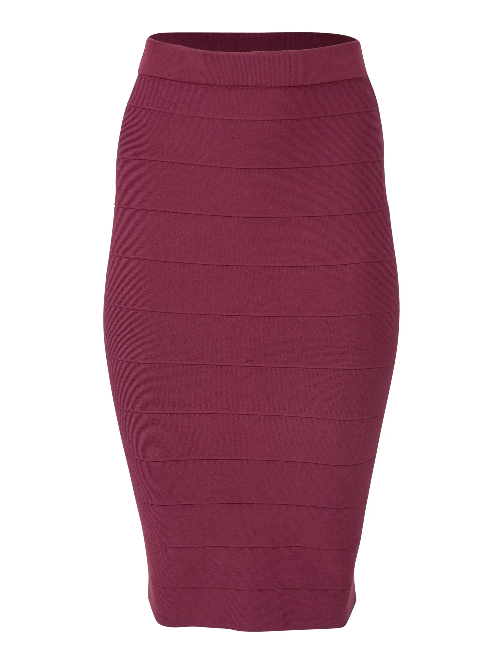 Midi Bandage Skirt - Wine