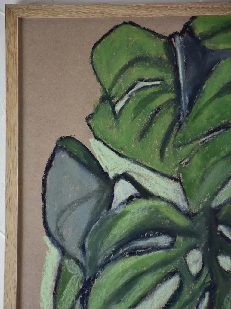 Monstera by Caroline Beauzon - gray 34¼" x 24½"