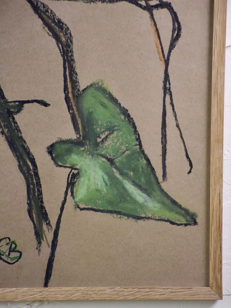 Monstera by Caroline Beauzon - gray 34¼" x 24½"
