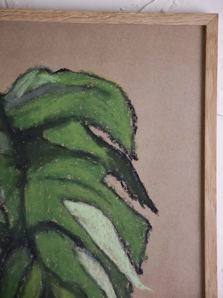 Monstera by Caroline Beauzon - gray 34¼" x 24½"