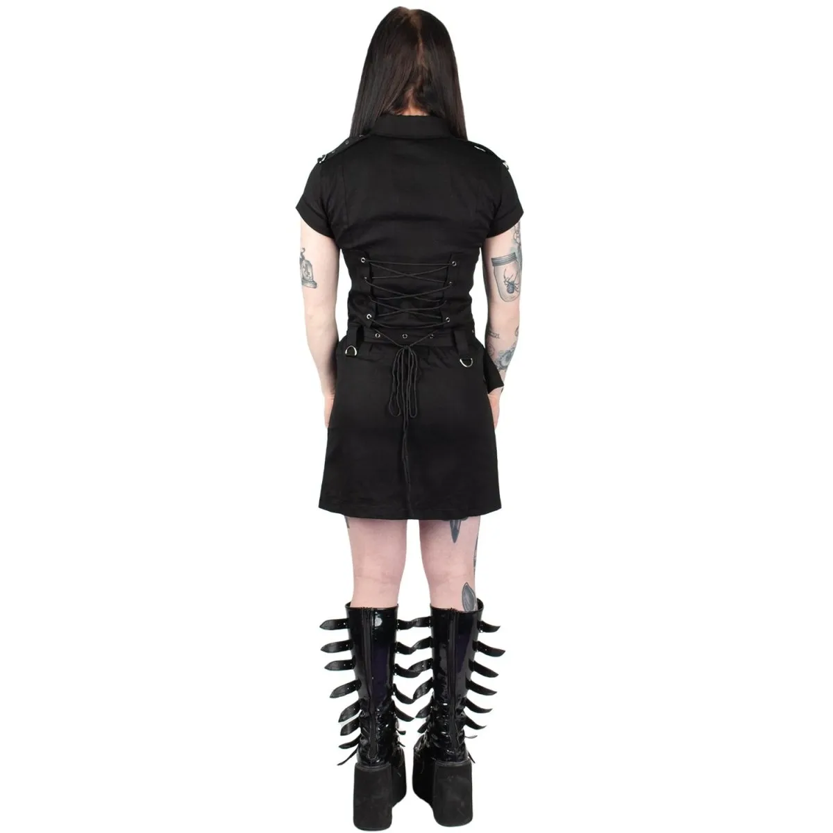 Orchid Bloom | Gothic Rope Mini Dress