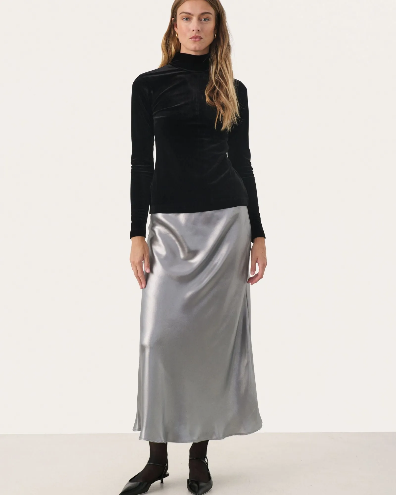 Part Two Mone Velvet Turtleneck