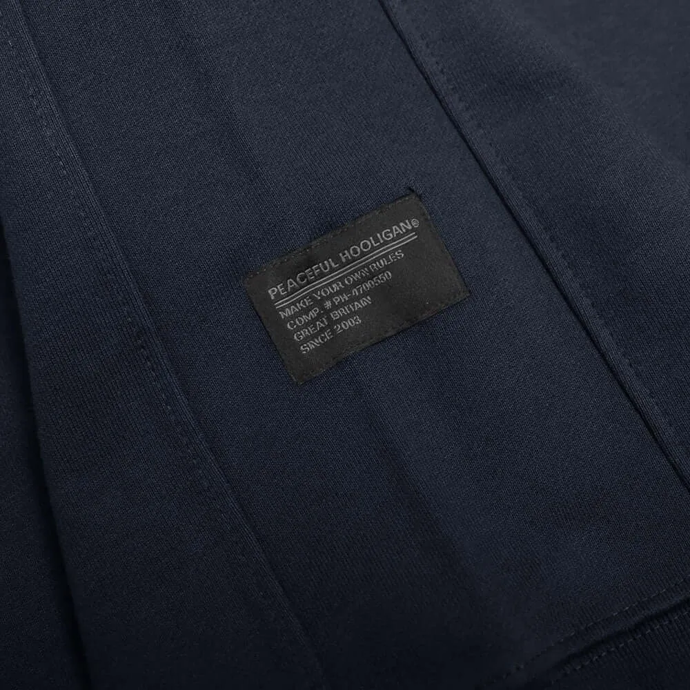 Peaceful Hooligan CREW Sweatshirt Navy