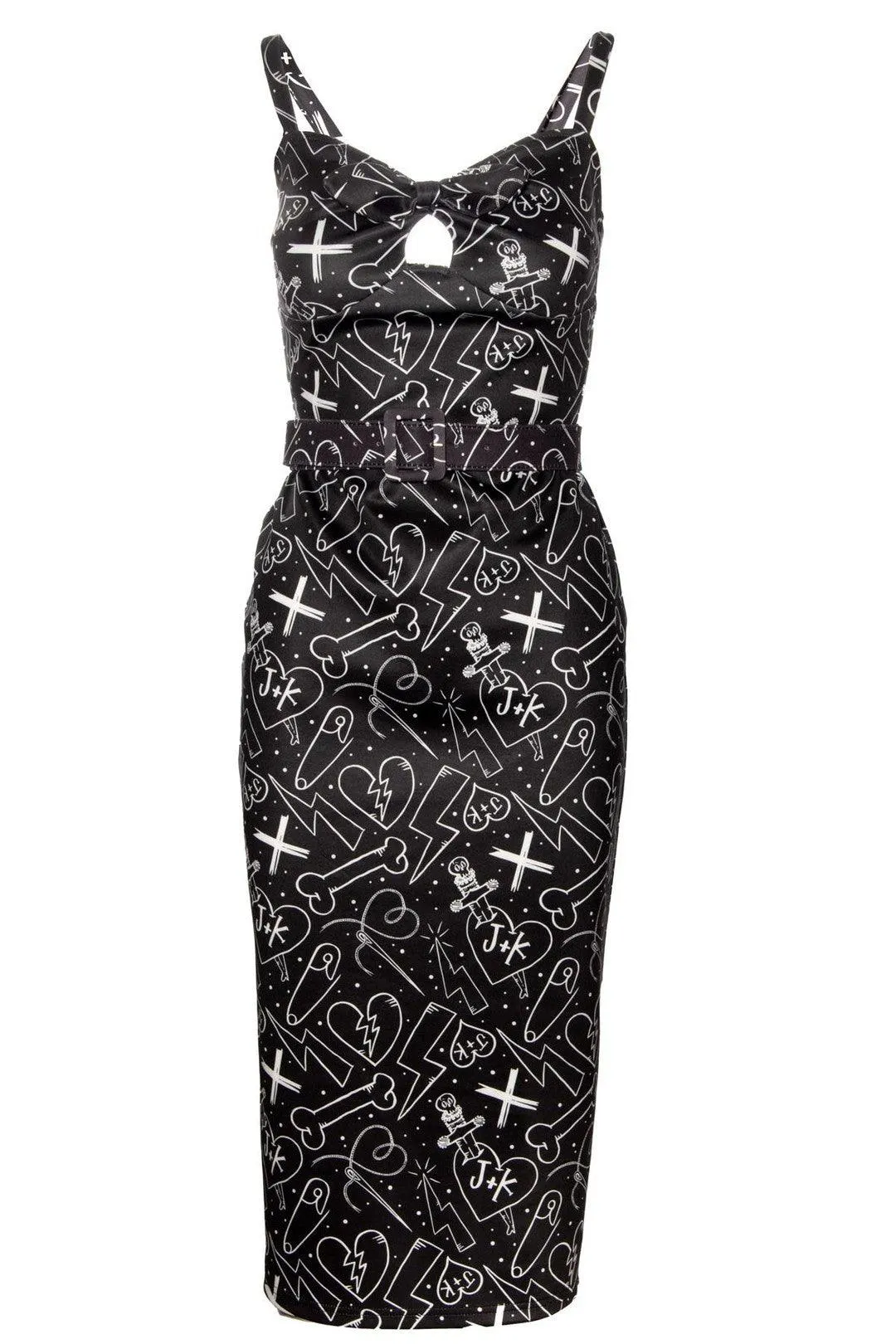 Peepshow Pencil Dress