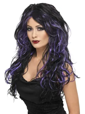 Purple Gothic Bride Wig