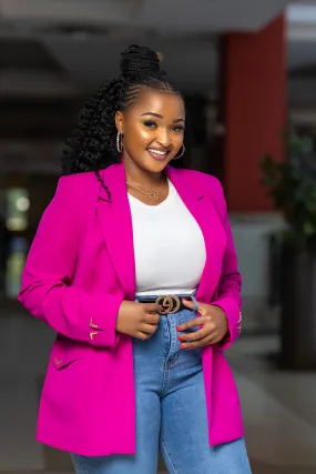 Purple Zamra blazer