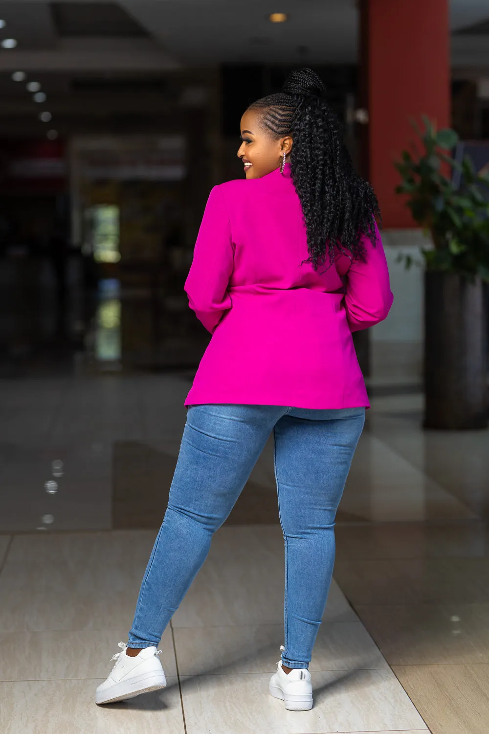 Purple Zamra blazer
