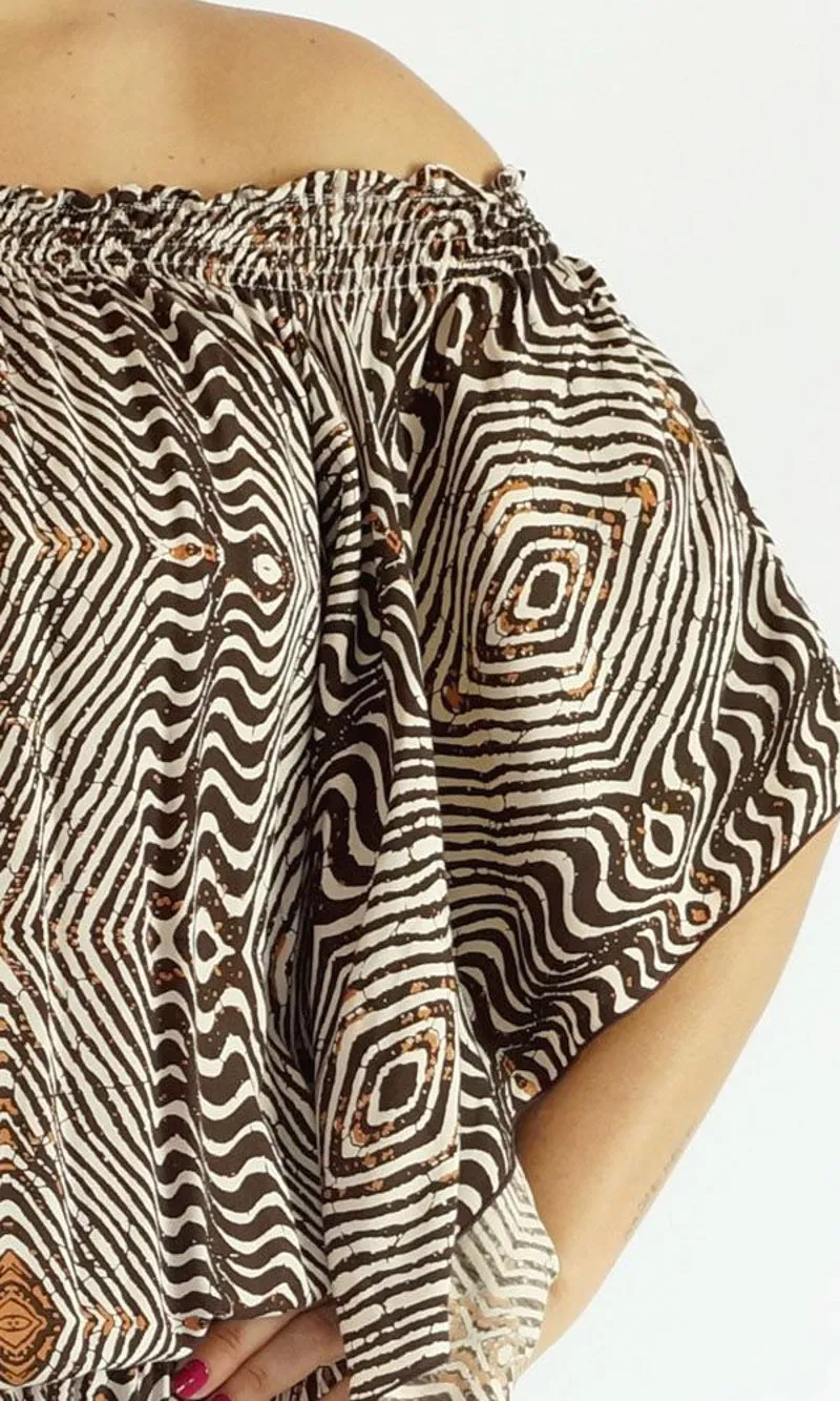 Rayon Dress Short Wing Papua, More Colours